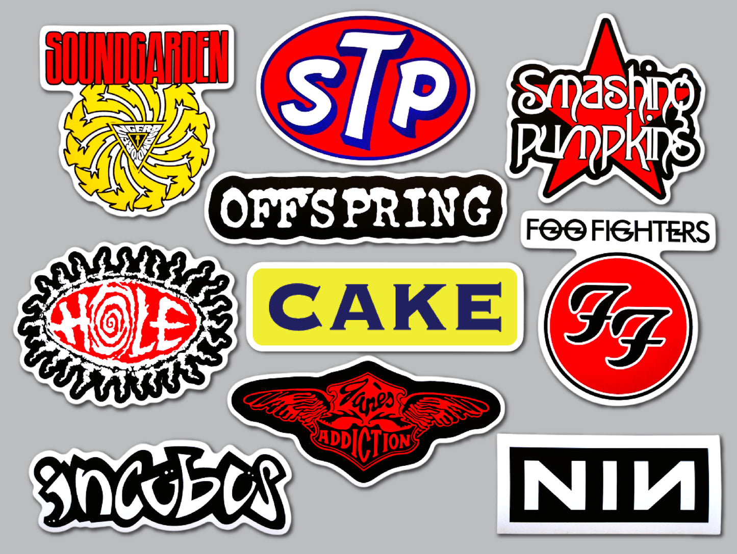 90's Alternative Sticker Pack (10 Stickers) SET 2