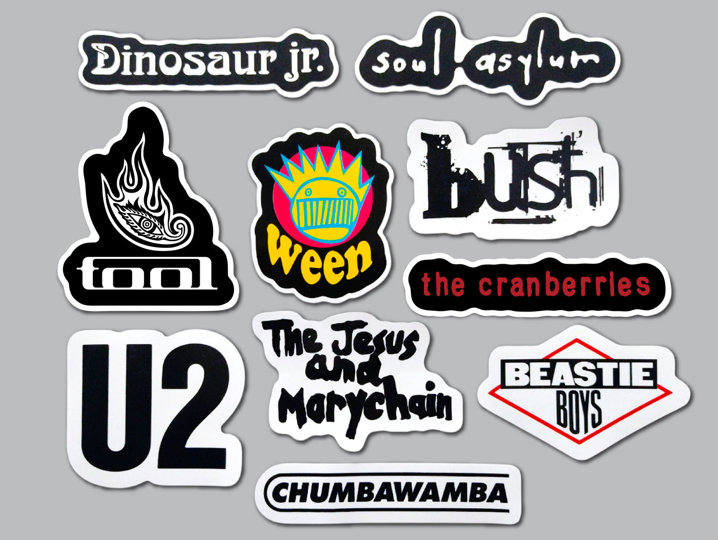 90's Alternative Sticker Pack (10 Stickers) SET 4