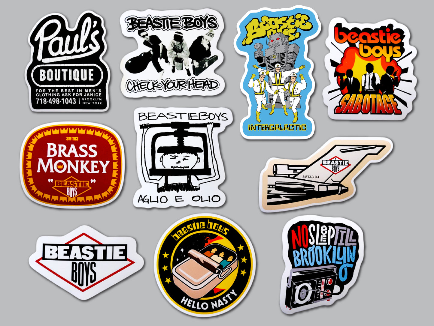 Beastie Boys Sticker Pack (10 Stickers)