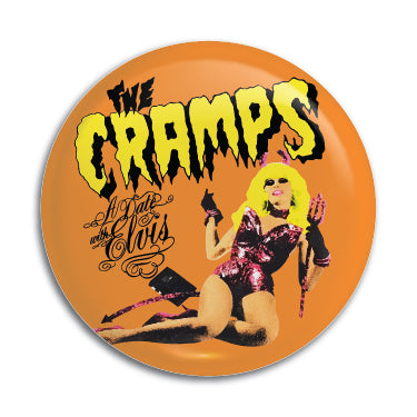 Cramps (A Date With Elvis) 1" Button / Pin / Badge