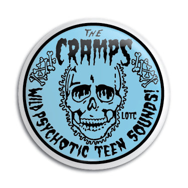 Cramps (Wild Psychotic Teen Sounds) 1" Button / Pin / Badge