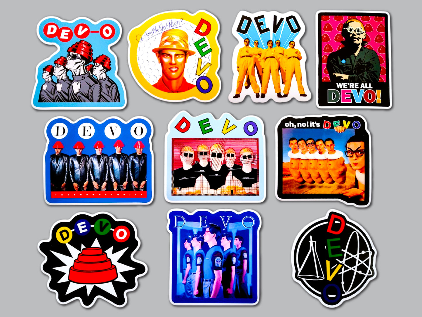 Devo Sticker Pack (10 Stickers)