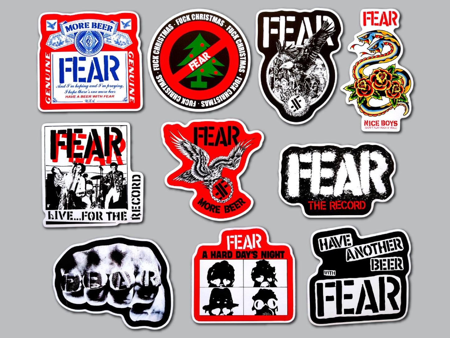 Fear Sticker Pack (10 Stickers)
