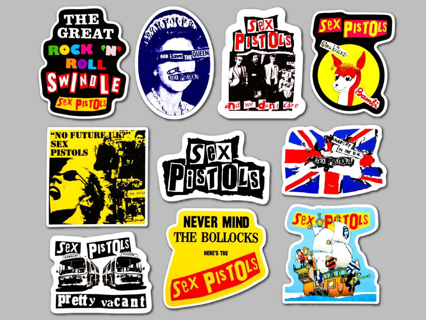 Sex Pistols Sticker Pack (10 Stickers)