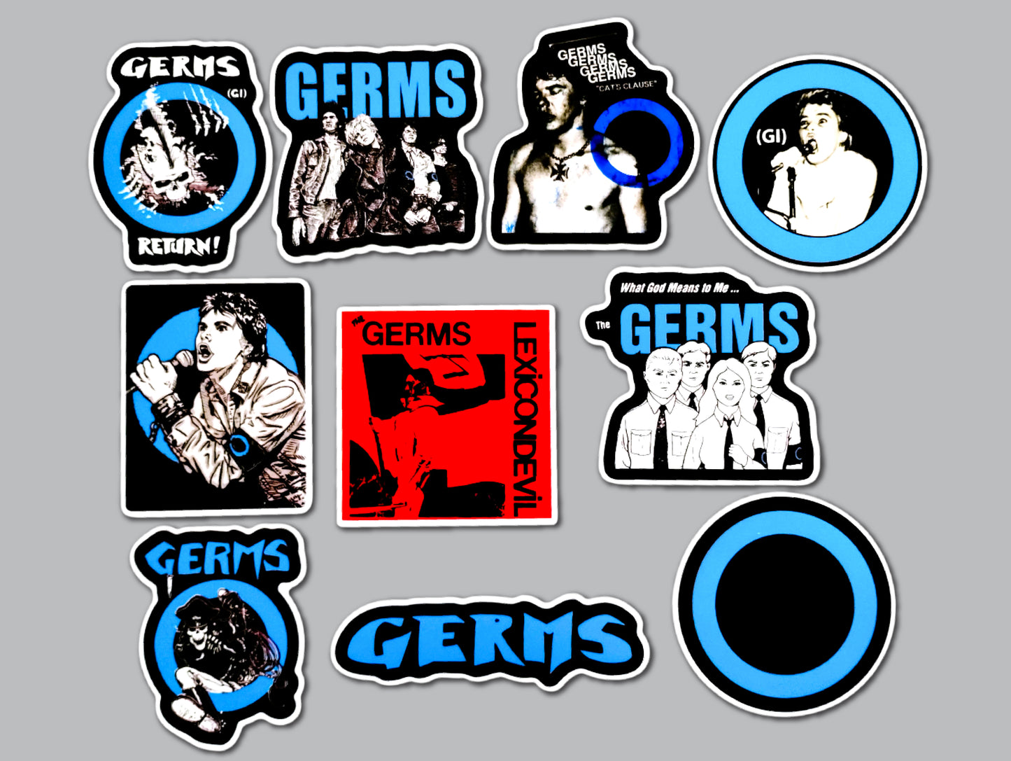 Germs Sticker Pack (10 Stickers)