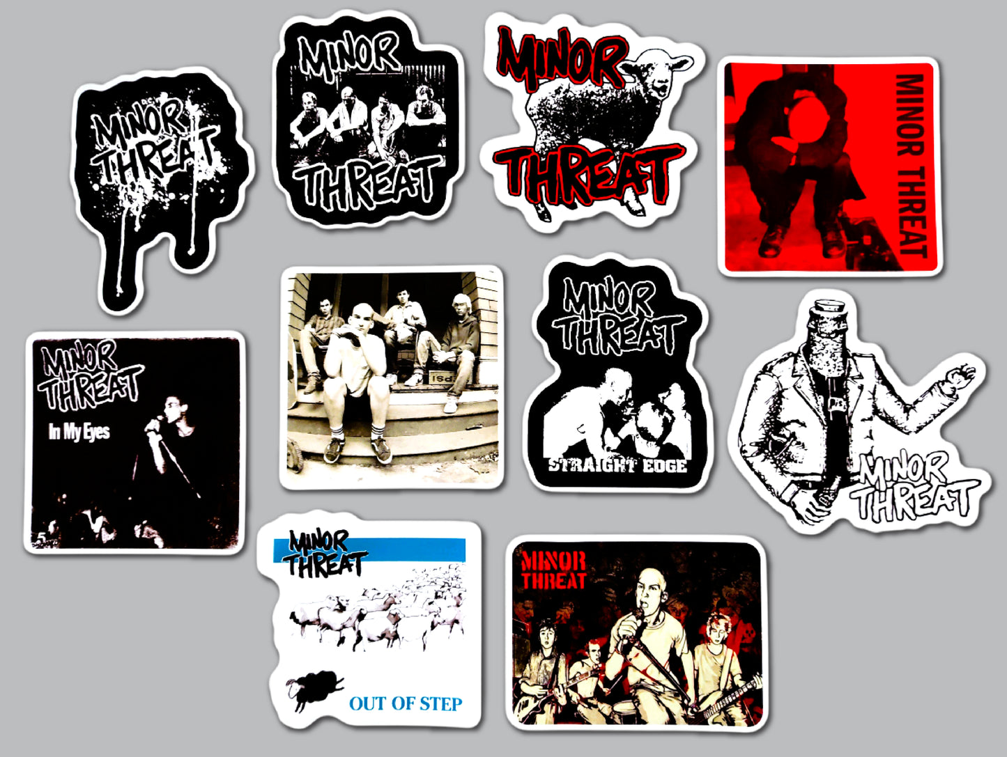 Minor Threat Sticker Pack (10 Stickers)