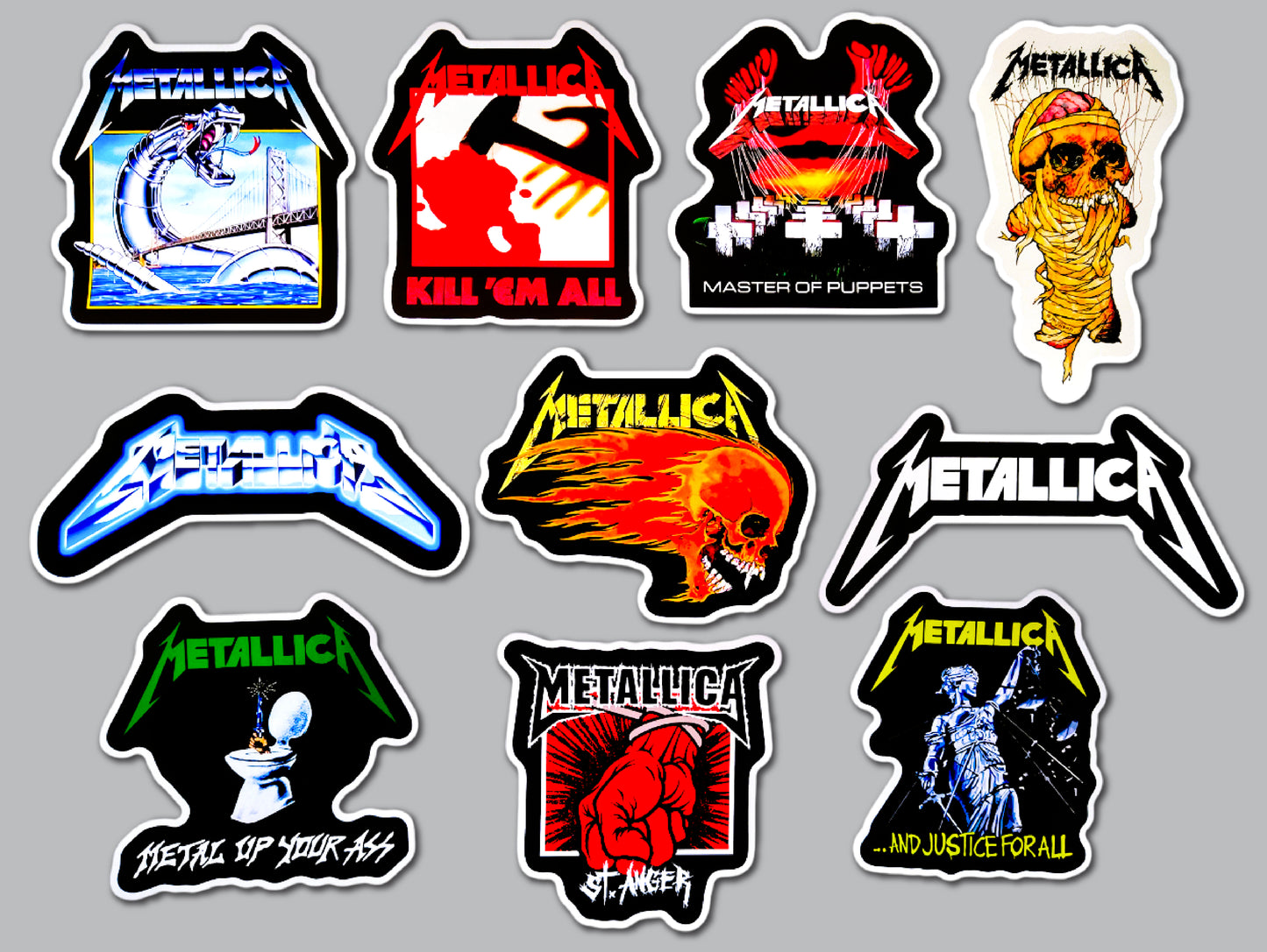 Metallica Sticker Pack (10 Stickers)