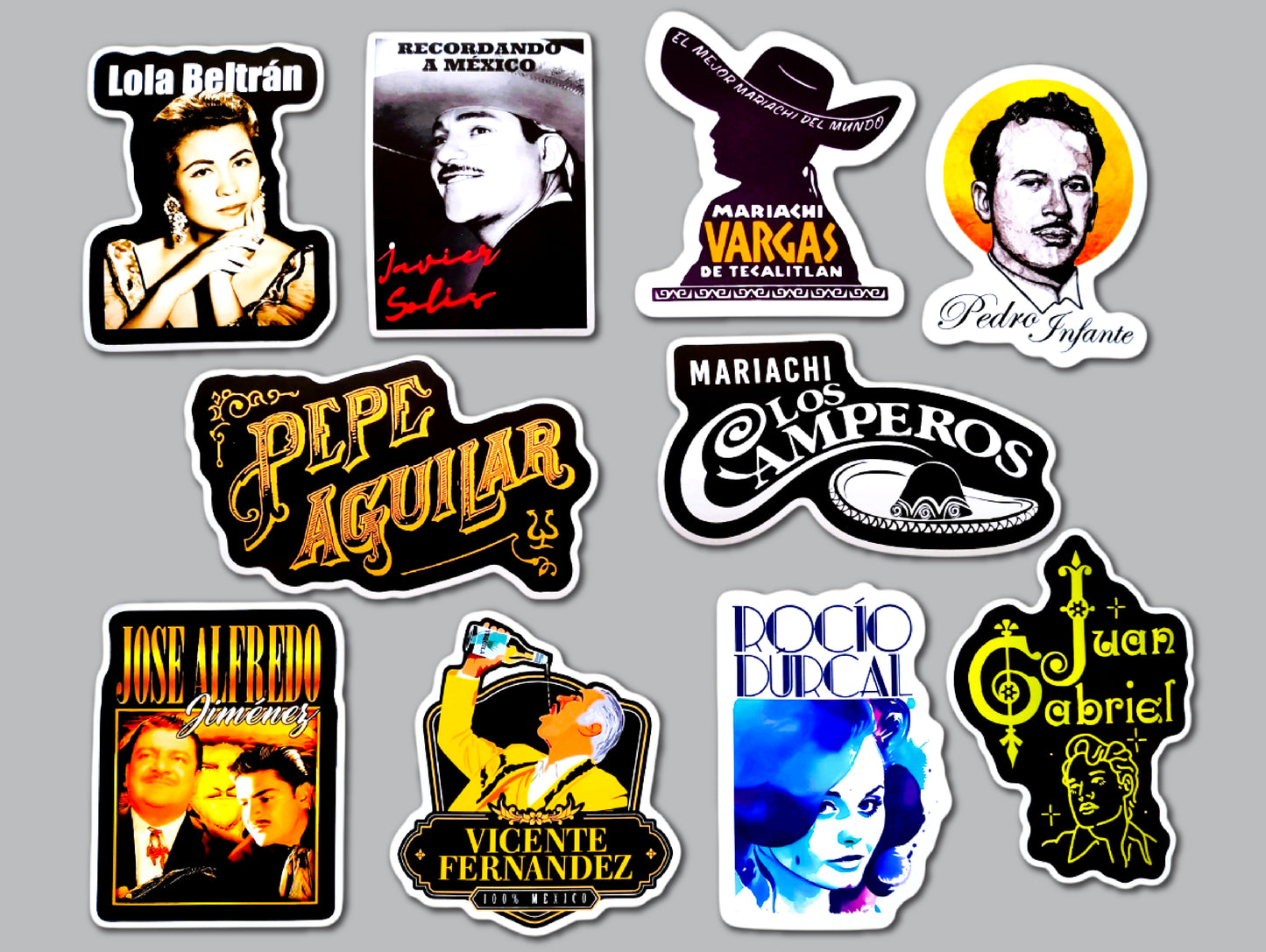 Mariachi Sticker Pack (10 Stickers) SET 1