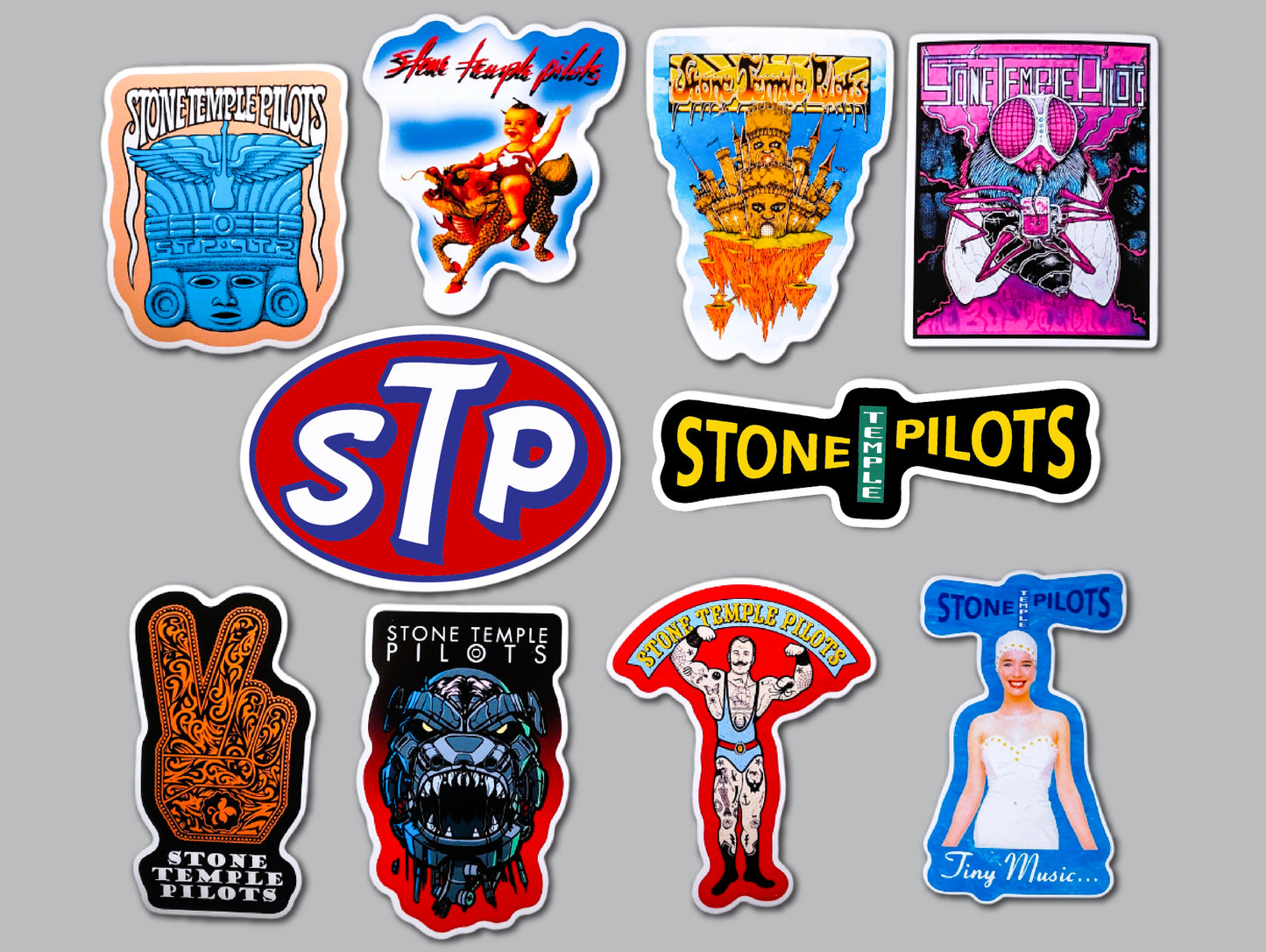 Stone Temple Pilots Sticker Pack (10 Stickers)