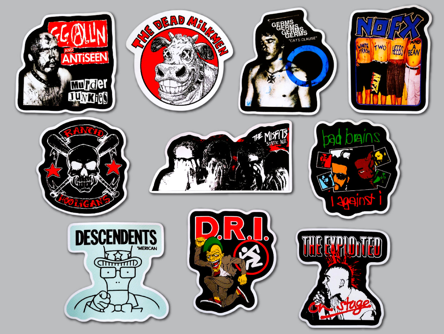 Punk Sticker Pack (10 Stickers) SET 23