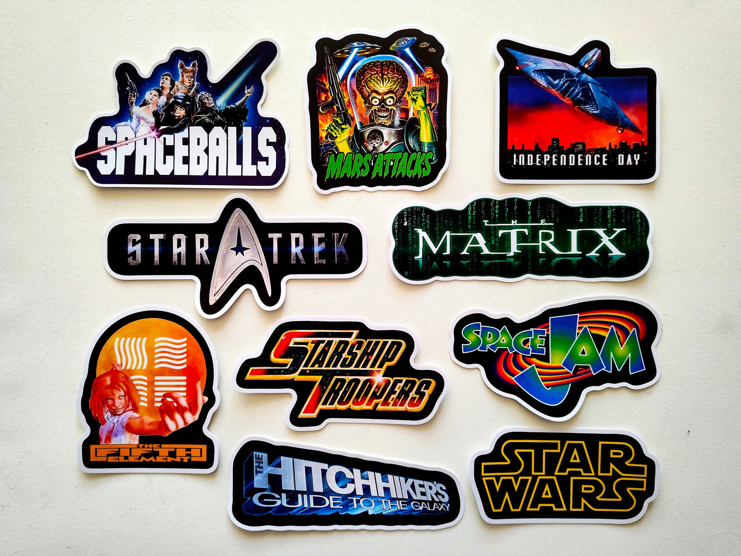 Classic Movie Sticker Pack (10 Stickers) Set 7