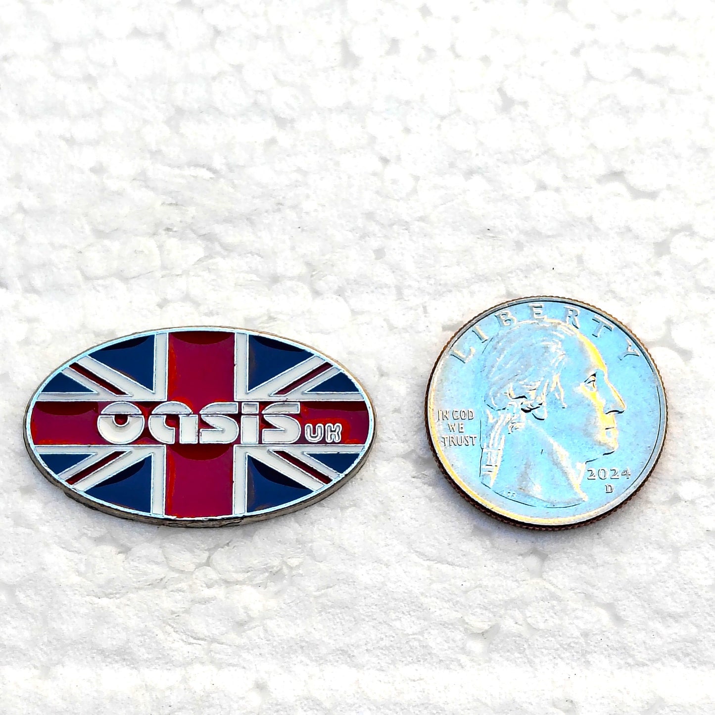Oasis Enamel Pin