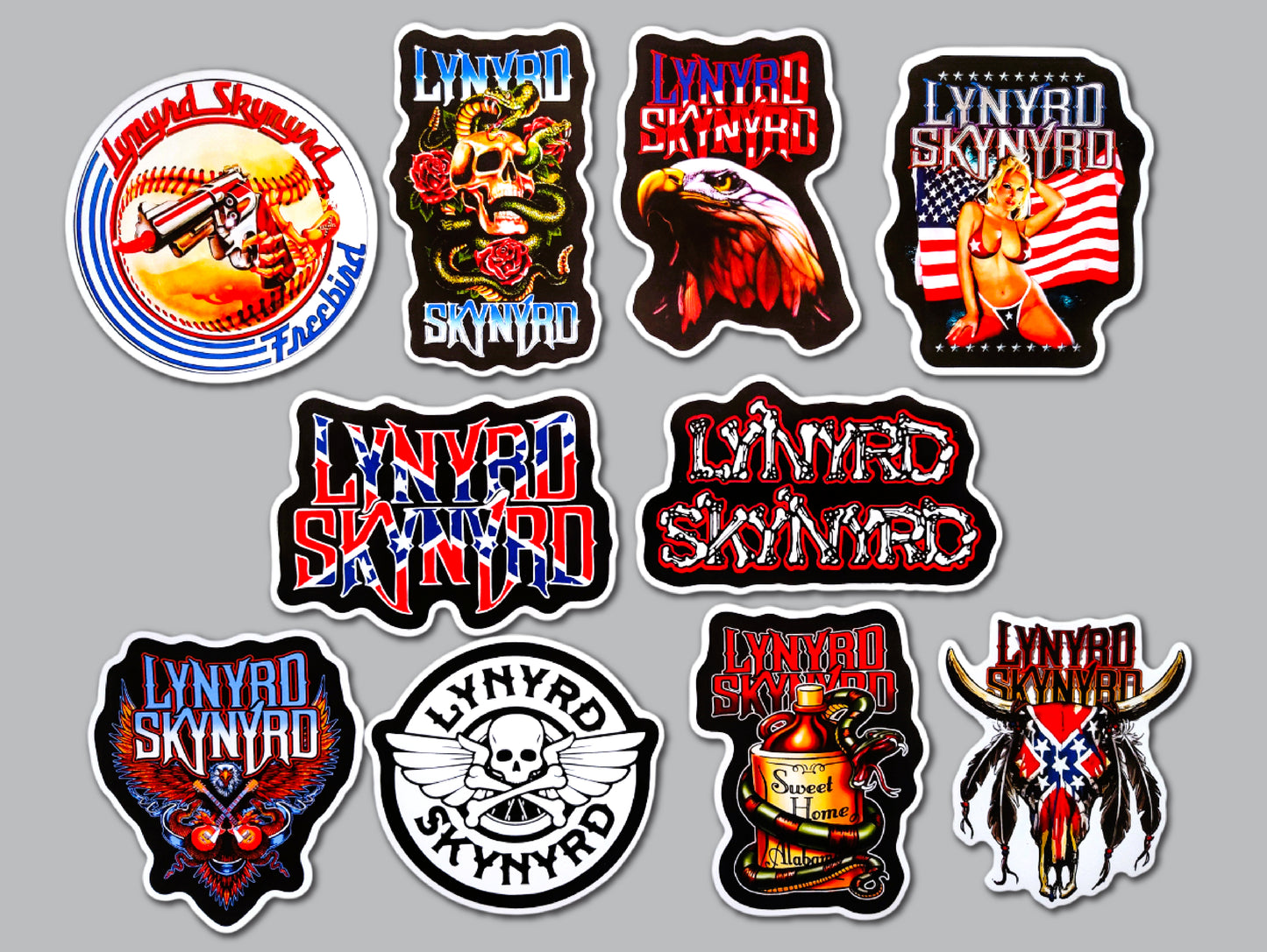 Lynyrd Skynyrd Sticker Pack (10 Stickers)