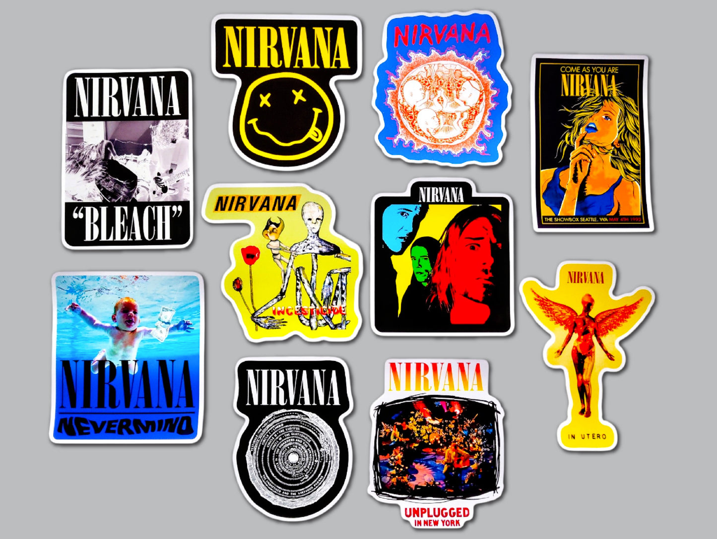 Nirvana Sticker Pack (10 Stickers)