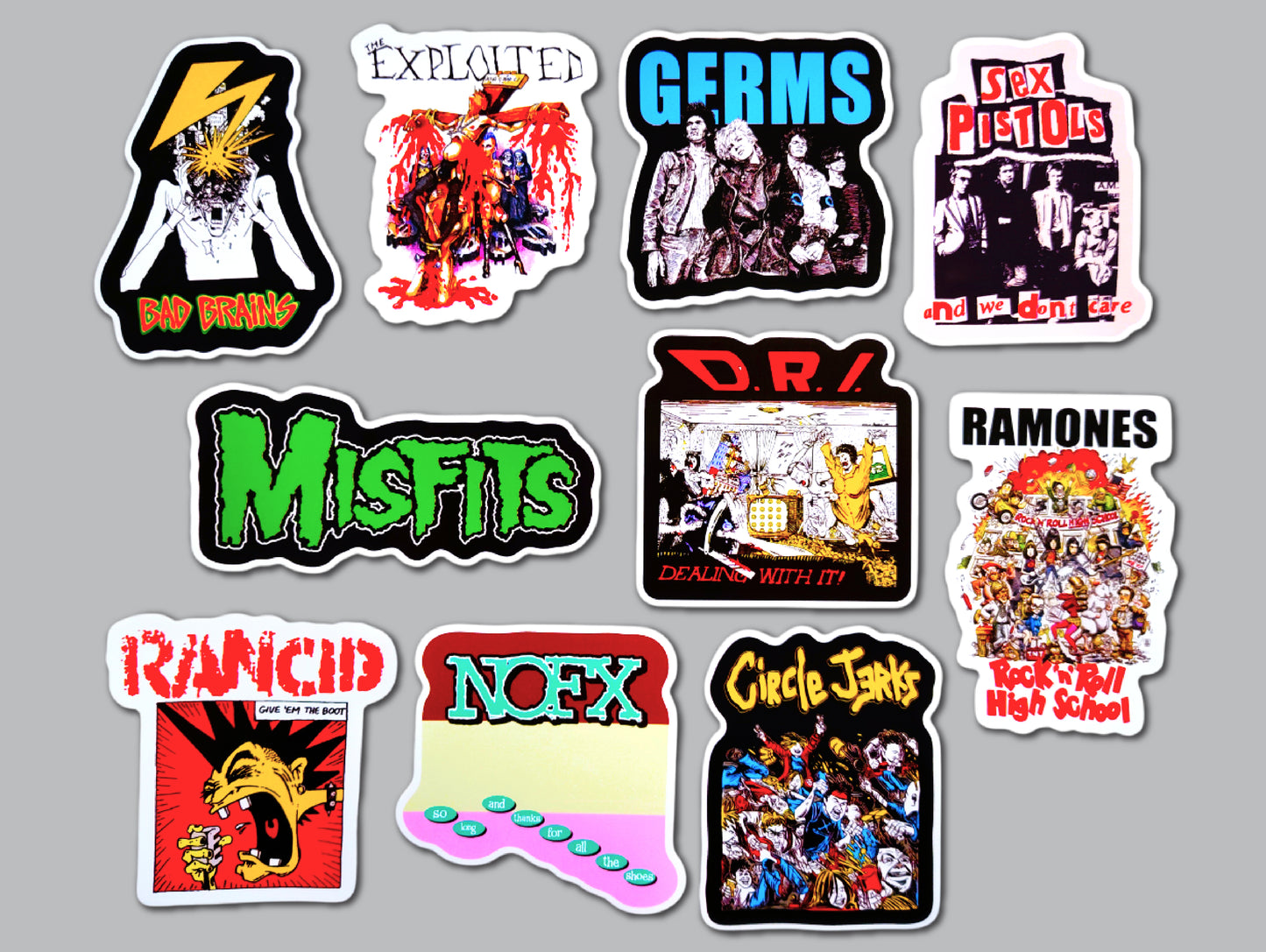 Punk Sticker Pack (10 Stickers) SET 19
