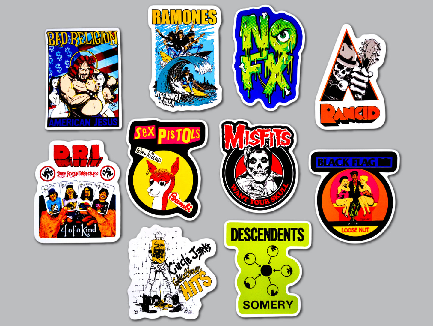 Punk Sticker Pack (10 Stickers) SET 21