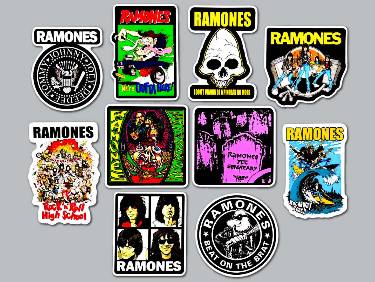 Ramones Sticker Pack (10 Stickers)