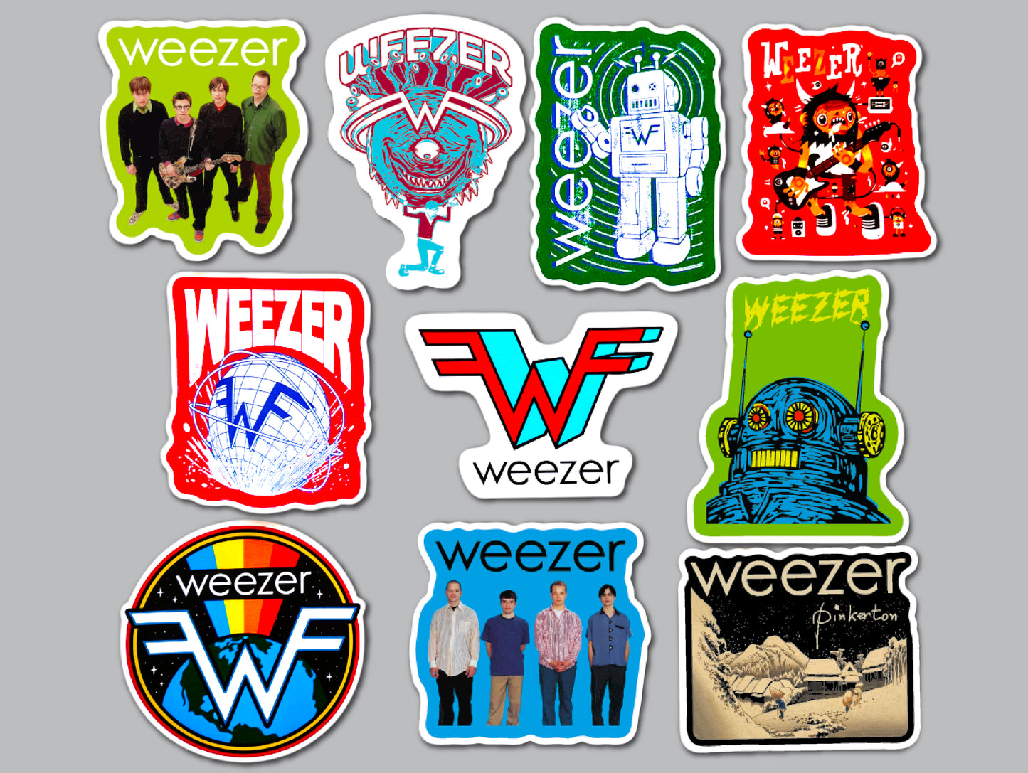 Weezer Sticker Pack (10 Stickers)