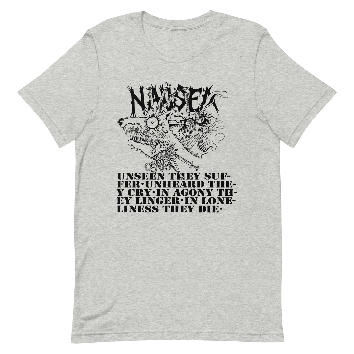 Nausea - Unseen They Suffer T-Shirt