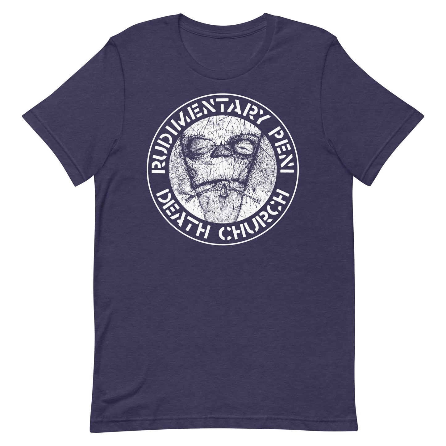 Rudimentary Peni - Death Church Circle T-Shirt