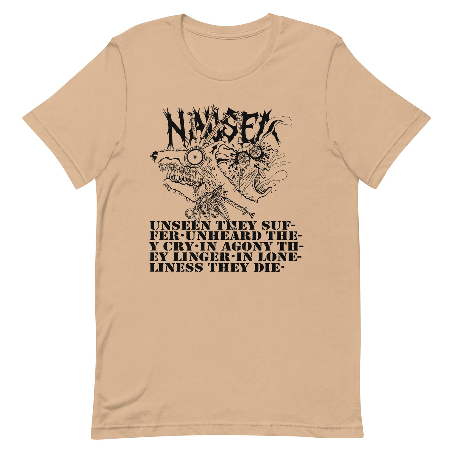 Nausea - Unseen They Suffer T-Shirt