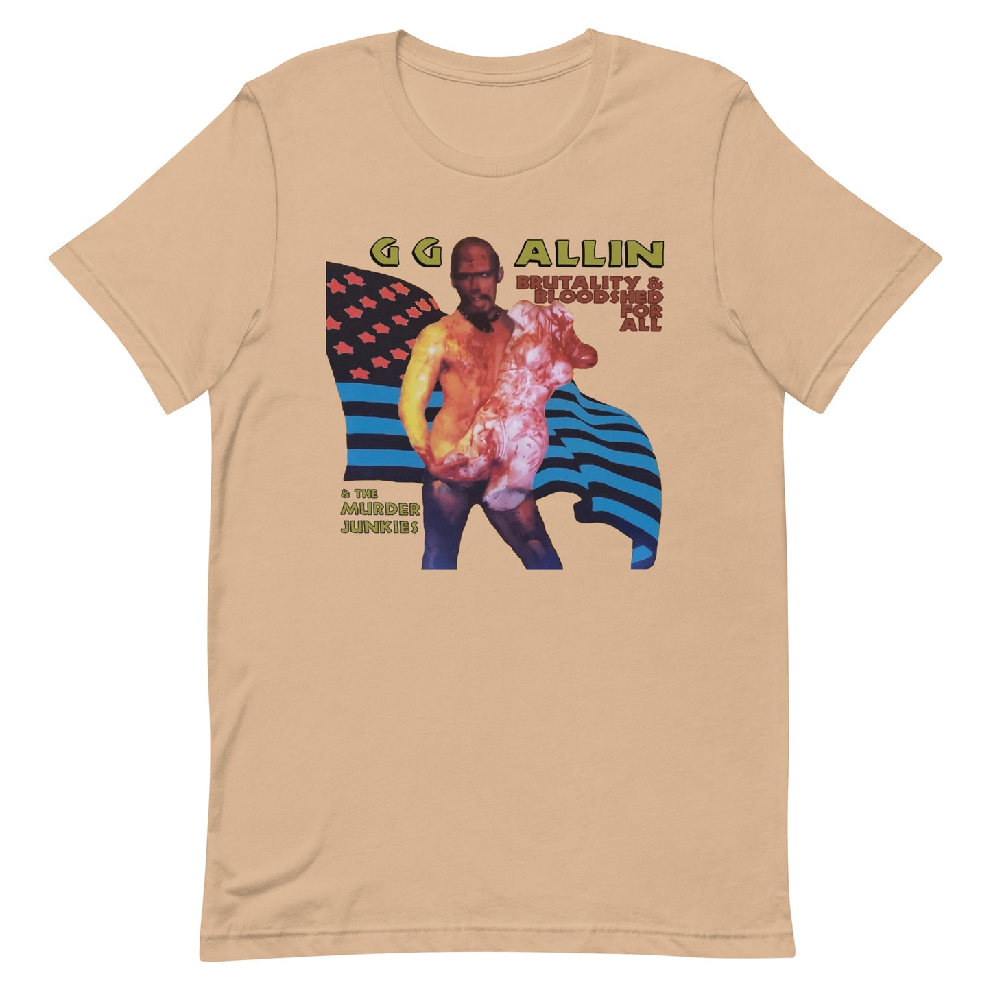 GG Allin - Brutality & Bloodshed For All T-Shirt