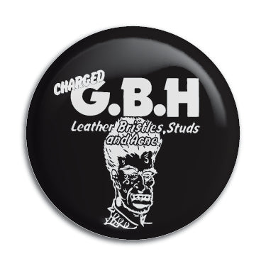 Charged GBH (Leather, Bristles, Studs & Acne) 1" Button / Pin / Badge Omni-Cult