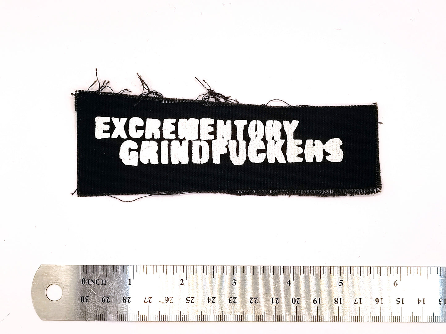 Excrementory Grindfuckers Canvas Patch