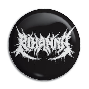 Rihanna (Metal Logo) 1" Button / Pin / Badge Omni-Cult
