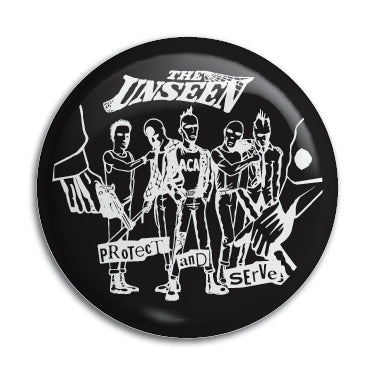 Unseen (Protect And Serve) 1" Button / Pin / Badge Omni-Cult