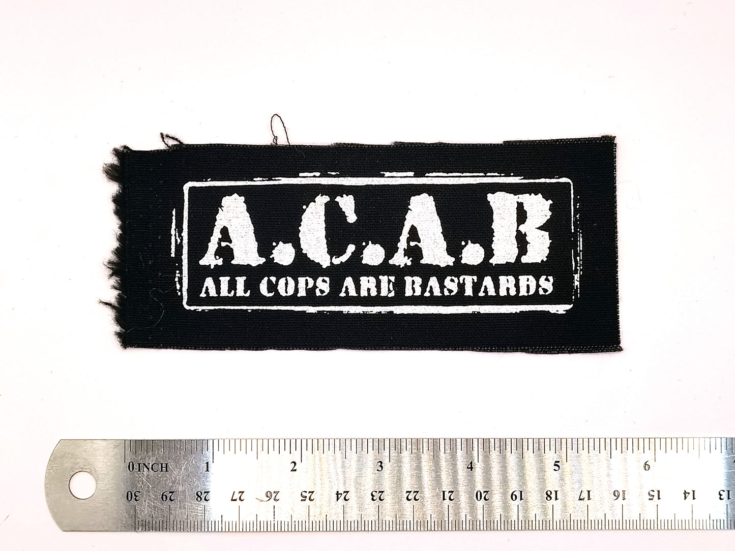 A.C.A.B. Canvas Patch