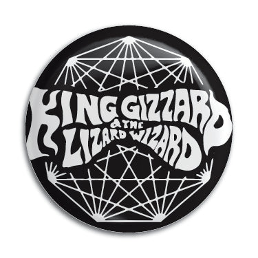 King Gizzard & The Lizard Wizard (Logo) 1" Button / Pin / Badge Omni-Cult