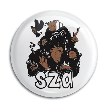 Sza 1" Button / Pin / Badge