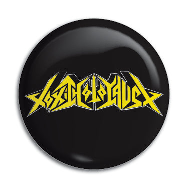 Toxic Holocaust (Yellow Logo) 1" Button / Pin / Badge Omni-Cult