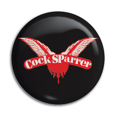 Cocksparrer (Red & White Logo) 1" Button / Pin / Badge Omni-Cult