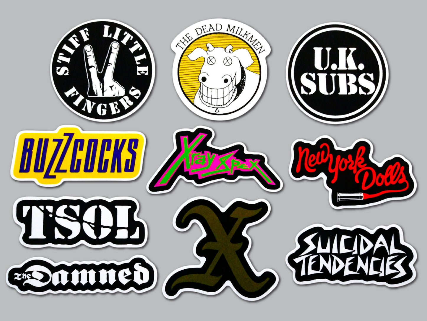 Punk Sticker Pack (10 Stickers) Set 3