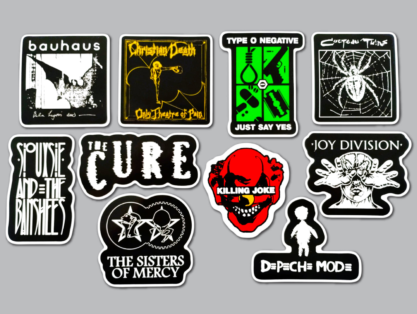 Goth / Gothic Sticker Pack (10 Stickers) SET 3