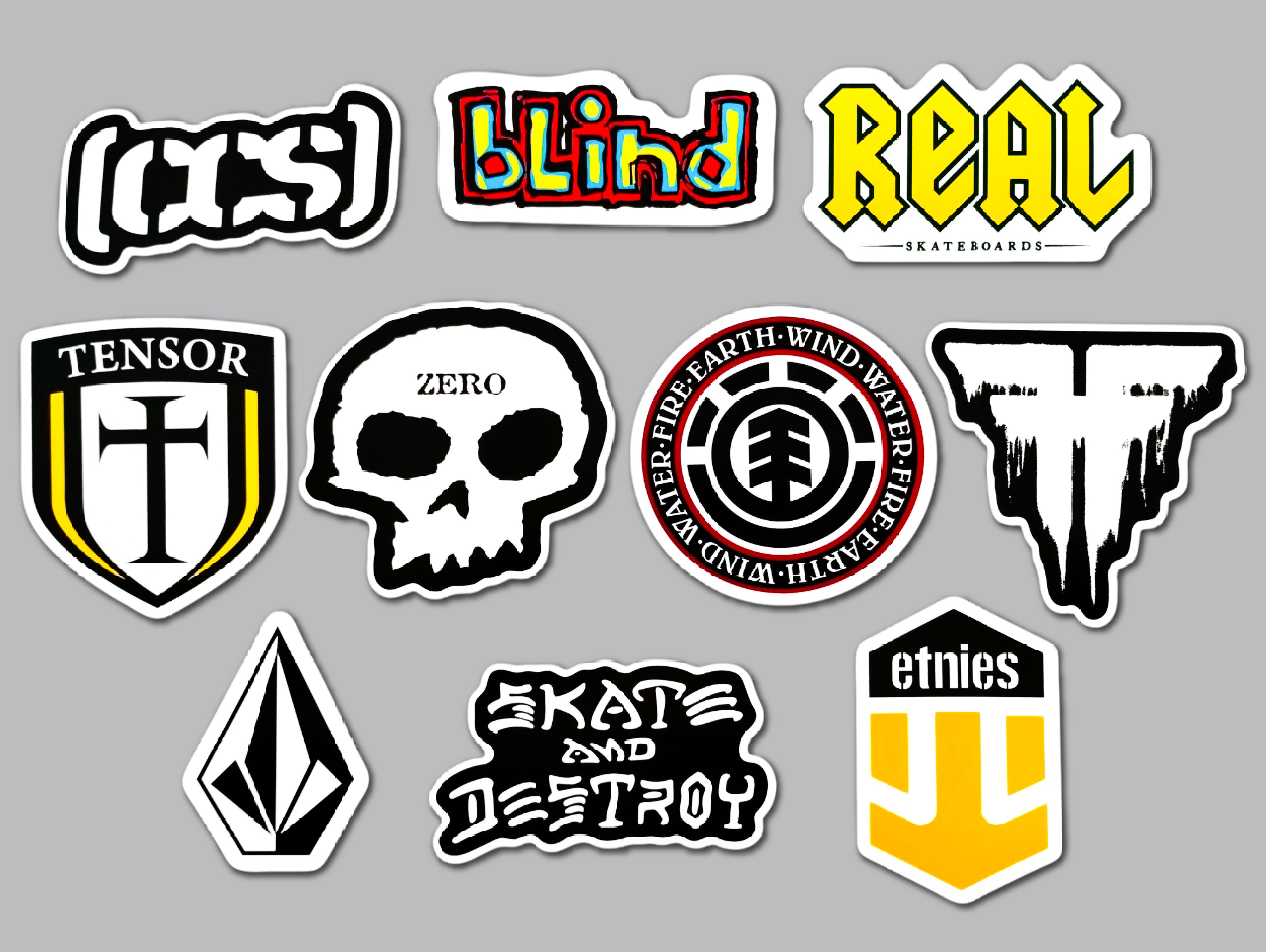 Stickers Mejores Marcas De Skate Mejor Skate Del Mundo Skate