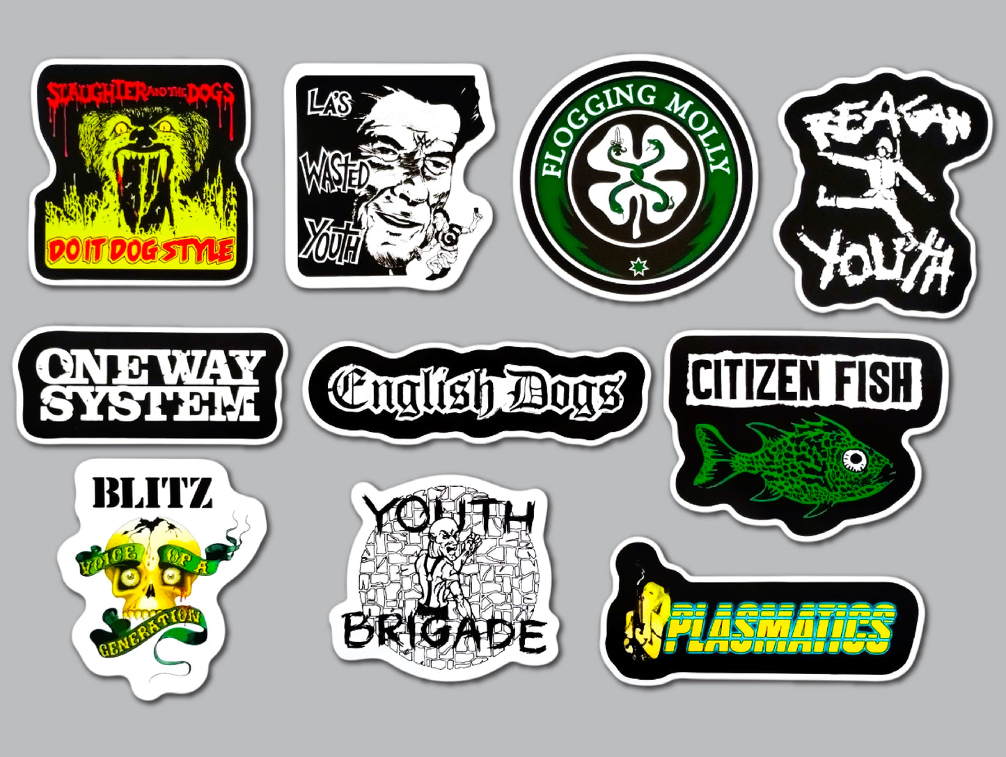 Punk Sticker Pack (10 Stickers) Set 5