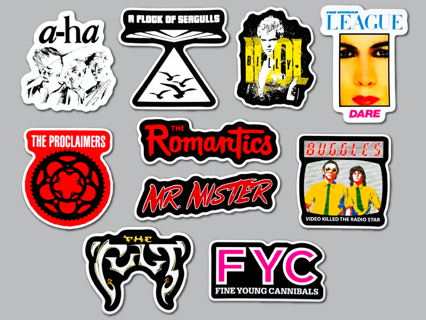 New Wave Sticker Pack (10 Stickers) SET 3