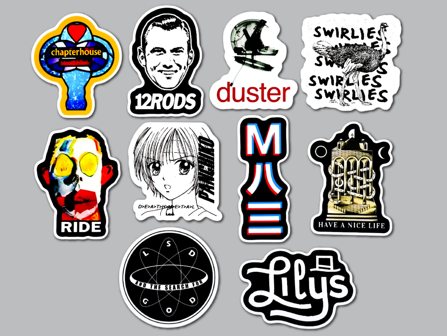 Shoegaze / Drone / Post-Rock / Experimental Sticker Pack 2