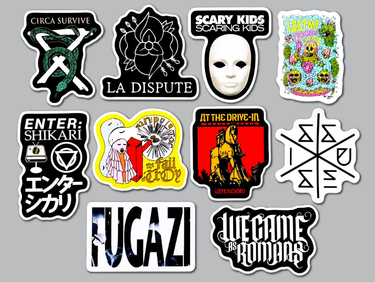 Post Hardcore / Metal Sticker Pack (10 Stickers) SET 2