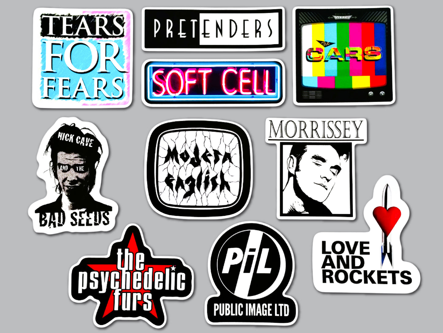 New Wave Sticker Pack (10 Stickers) SET 2