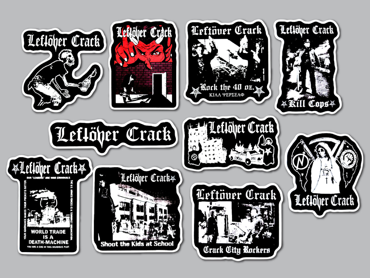 Leftover Crack Sticker Pack (10 Stickers)