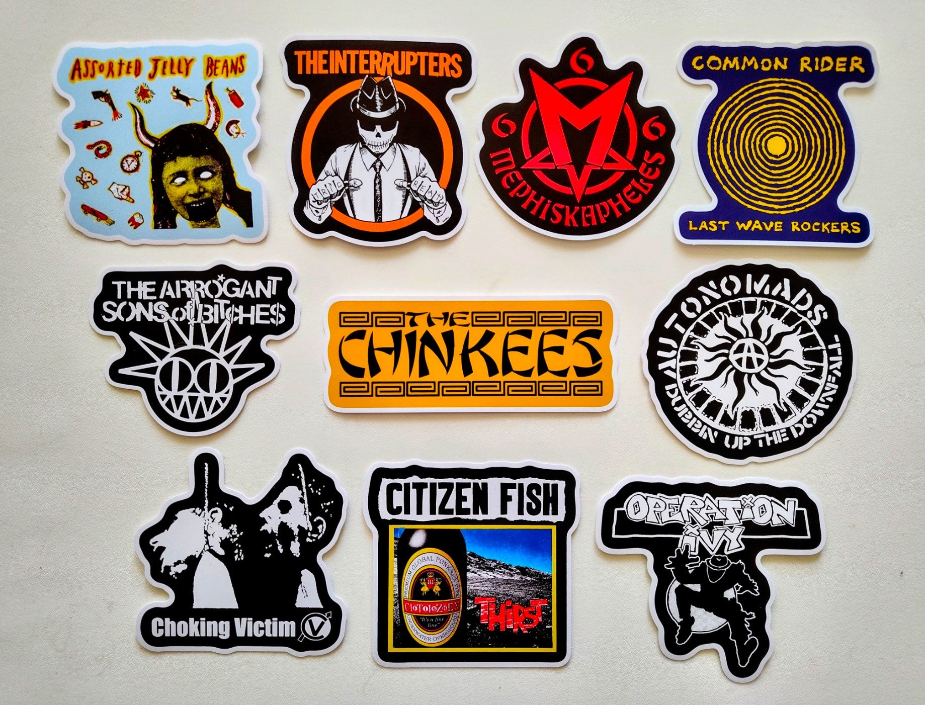 3rd Wave Ska / Punk Sticker Pack (10 Stickers) SET 4 – Omni-Cult
