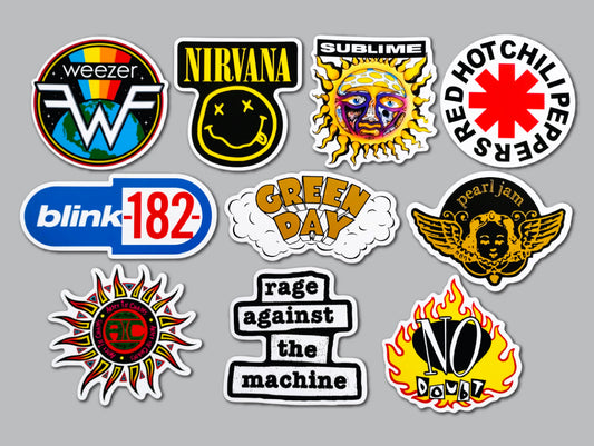 90's Alternative Sticker Pack (10 Stickers) SET 1