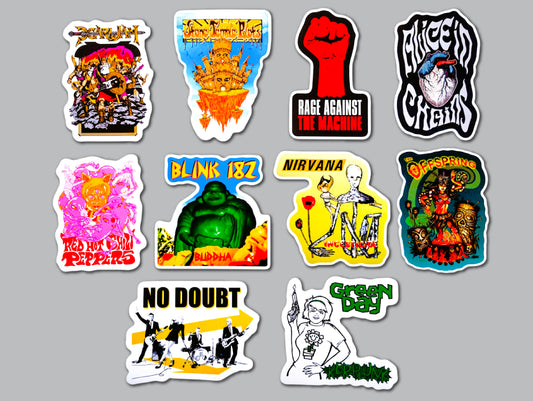 90's Alternative Sticker Pack (10 Stickers) SET 10