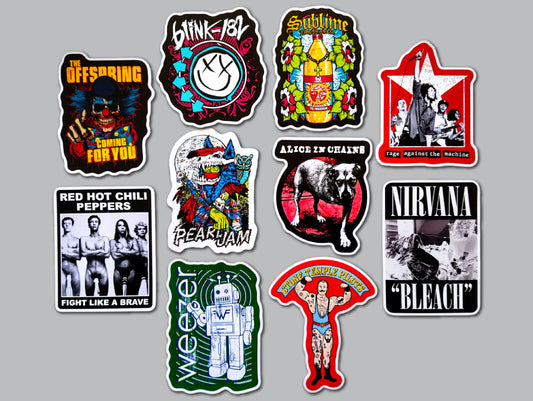 90's Alternative Sticker Pack (10 Stickers) SET 12