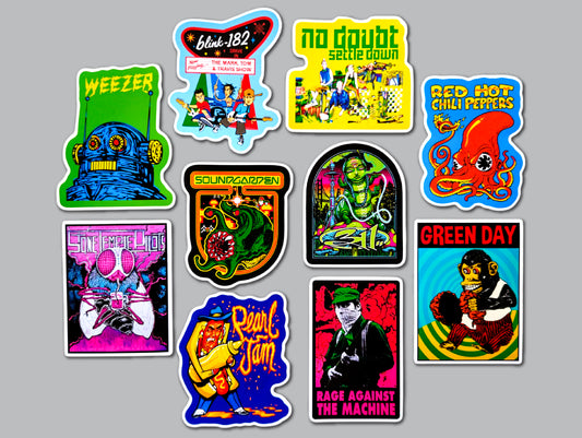 90's Alternative Sticker Pack (10 Stickers) SET 13