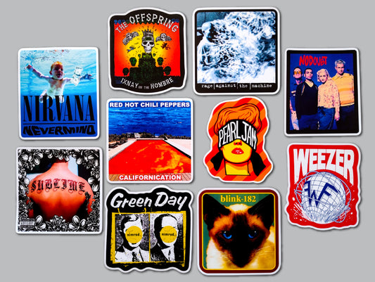 90's Alternative Sticker Pack (10 Stickers) SET 14